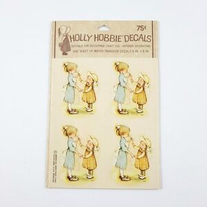 Holly Hobbie Decals Unisex OS Multicolor Like New 1972 Vintage Water Slide 1902